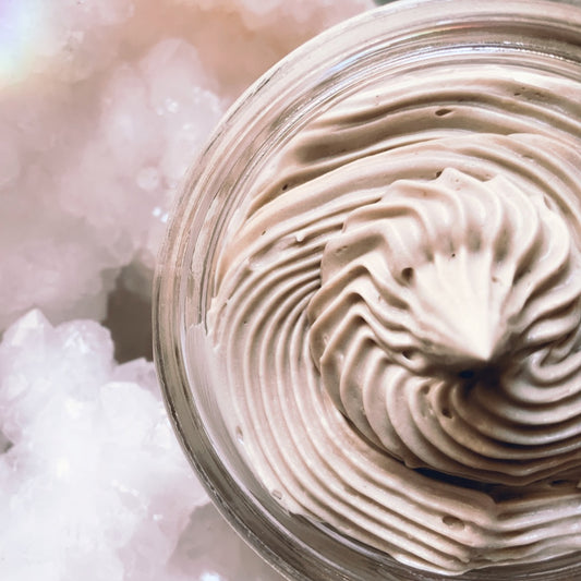 The Perk” Meta-Magnesium Body Recovery Butter, made with sacred Frankincense resin tears, Blue Butterfly Pea Flower, and rich Organic Hemp Seed Oil. Bring the power of this ancient anti-aging ritual into your skin care routine, while also fighting cellulite, inflammation, and chronic pain. Plus infused with Quartz Crystal, Reiki, and 528HZ healing frequency— This body butter has it all!